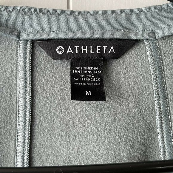 ATHLETA Moto Jacket Sz Medium Minimalistic Grey #982849 FALL 2021 Women’s - Picture 7 of 12